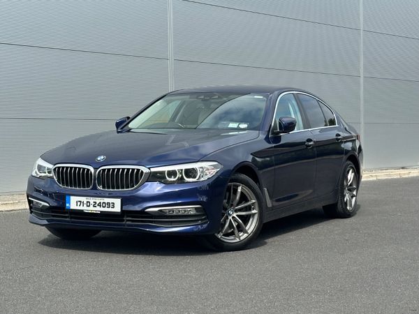 BMW 5-Series Saloon, Diesel, 2017, Blue