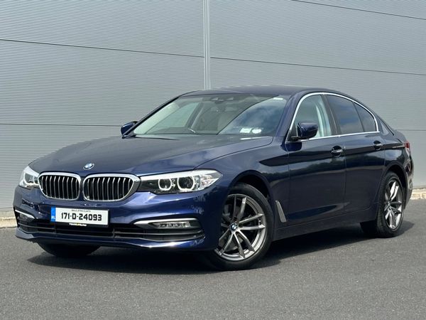 BMW 5-Series Saloon, Diesel, 2017, Blue