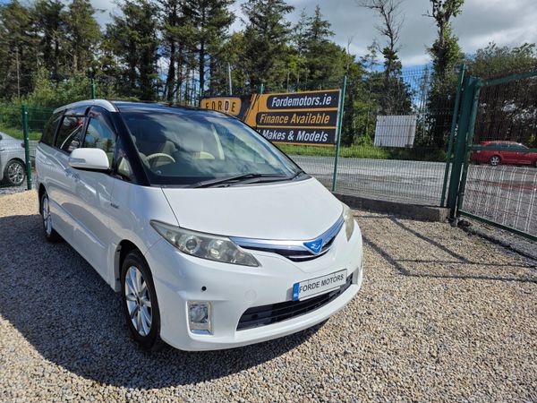 Toyota Estima MPV, Petrol Hybrid, 2012, White
