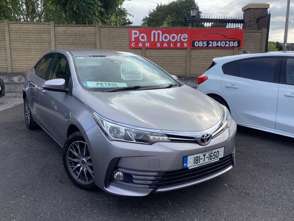 Toyota Corolla Saloon, Petrol, 2018, Grey