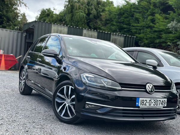 Volkswagen Golf Hatchback, Petrol, 2018, Black