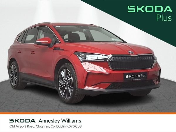 Skoda Enyaq MPV, Electric, 2025, Red