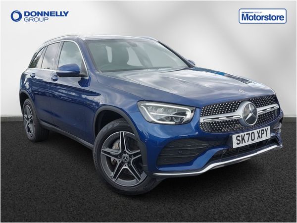 Mercedes-Benz GLC Estate, Diesel Hybrid, 2020, Blue