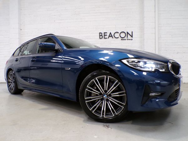 BMW 3-Series Estate, Petrol Plug-in Hybrid, 2022, Blue