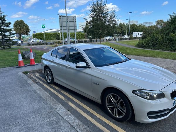 BMW 5-Series Saloon, Diesel, 2014, White