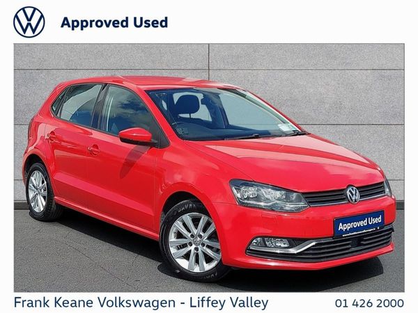 Volkswagen Polo Hatchback, Petrol, 2017, Red