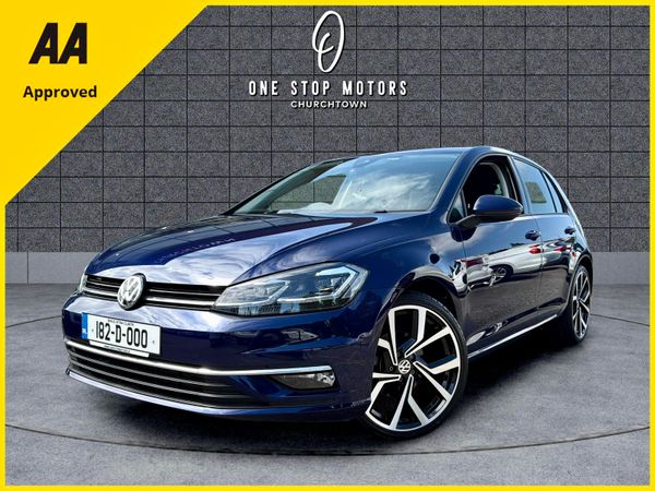 Volkswagen Golf Hatchback, Petrol, 2018, Blue
