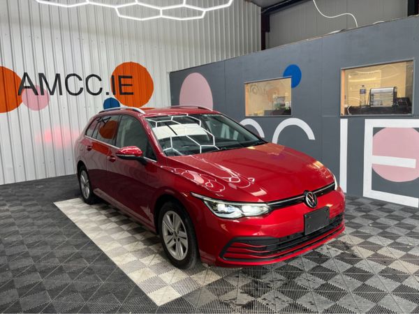 Volkswagen Golf Estate, Petrol, 2021, Red