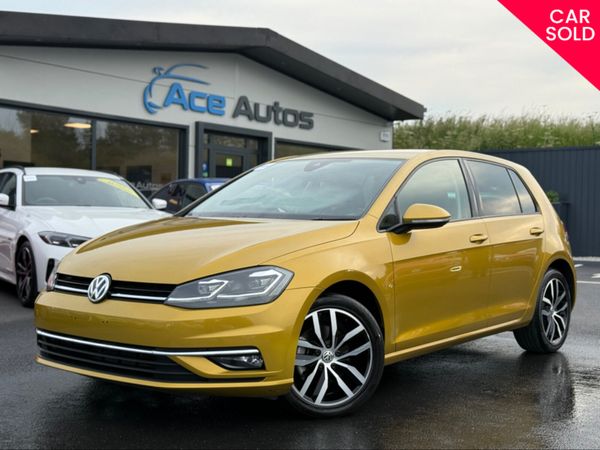 Volkswagen Golf Hatchback, Petrol, 2019, Yellow