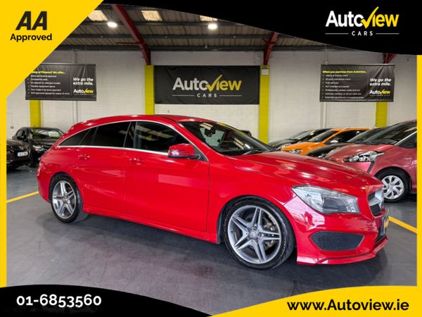 Mercedes-Benz CLA Estate, Petrol, 2016, Red