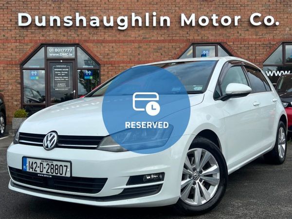 Volkswagen Golf Hatchback, Petrol, 2014, White