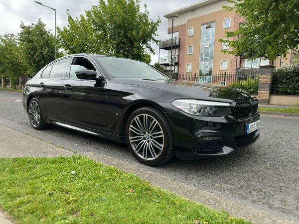 BMW 5-Series Saloon, Petrol Plug-in Hybrid, 2019, Black