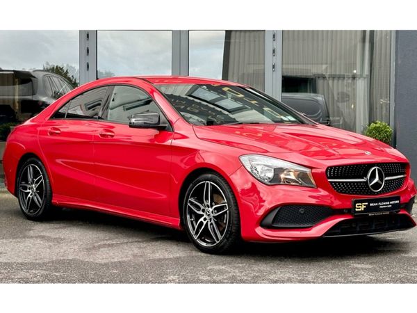 Mercedes-Benz CLA Saloon, Petrol, 2019, Red
