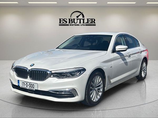 BMW 5-Series Saloon, Diesel, 2017, White