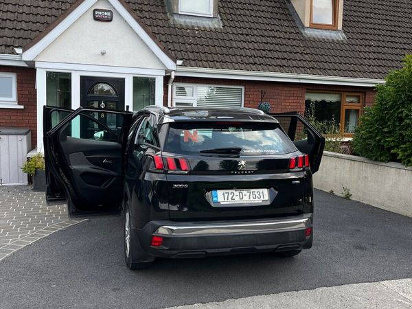 Peugeot 3008 SUV, Petrol, 2017, Black