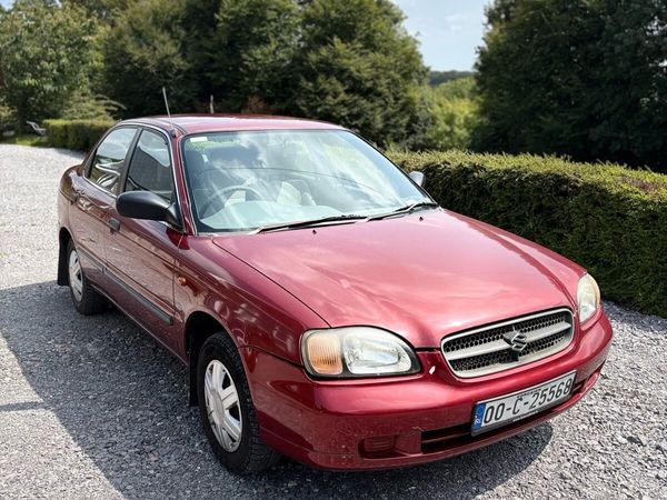 Suzuki Baleno Saloon, Petrol, 2000, Red