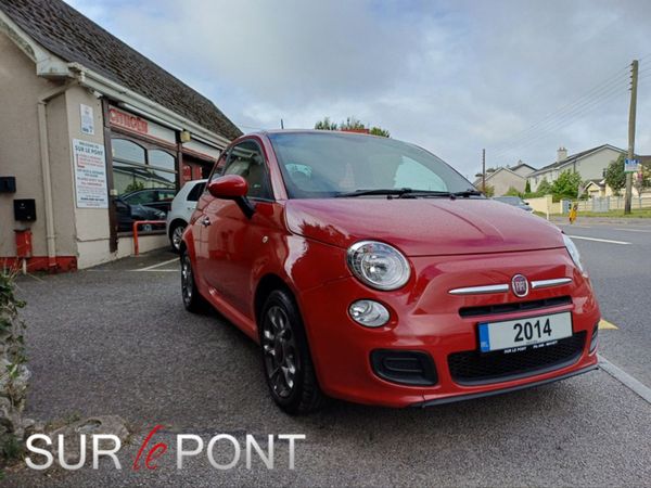 Fiat 500 Hatchback, Petrol, 2014, Red