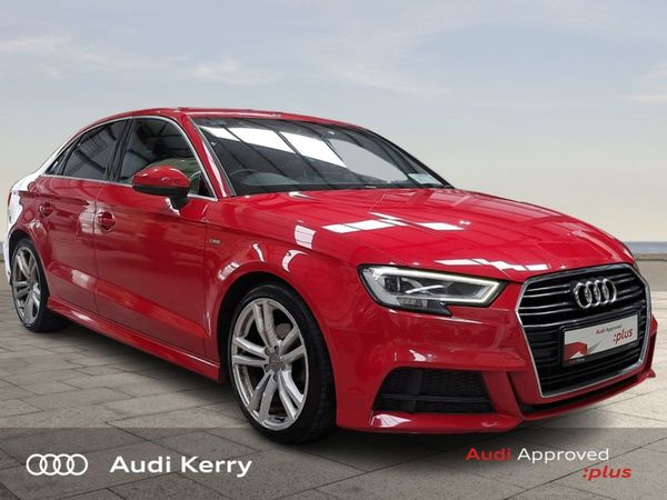 Audi A3 Saloon, Diesel, 2018, Red