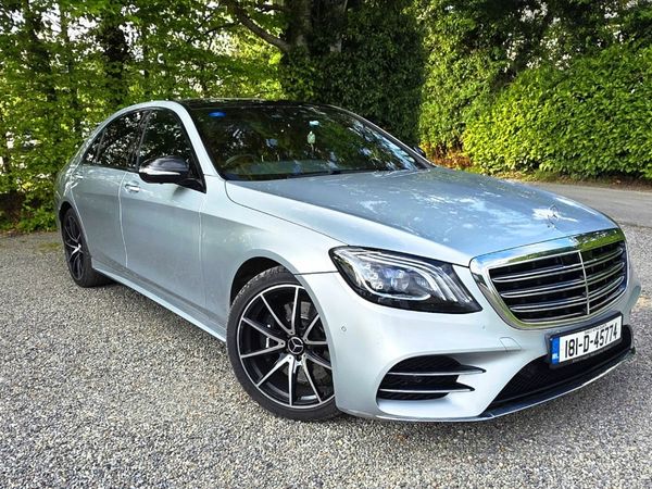 Mercedes-Benz S-Class Saloon, Diesel, 2018, Silver