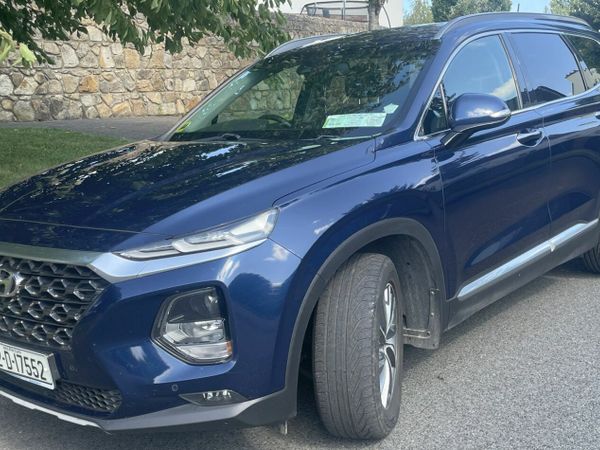 Hyundai Santa Fe SUV, Diesel, 2019, Blue