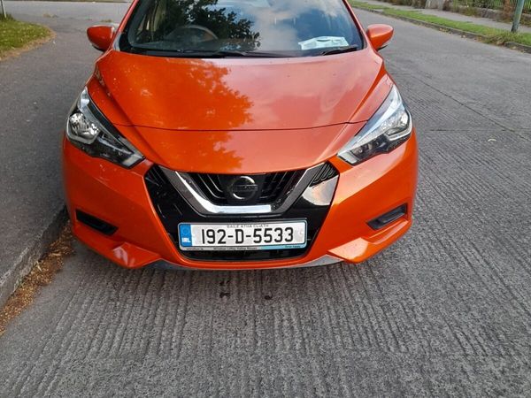 Nissan Micra Hatchback, Petrol, 2019, Orange