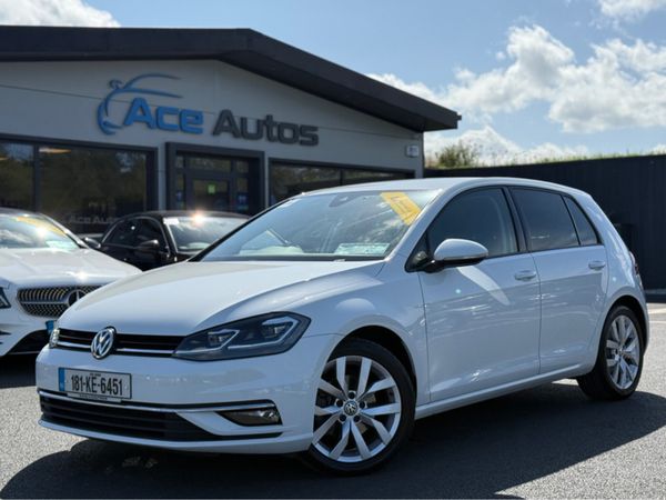 Volkswagen Golf Hatchback, Petrol, 2018, White