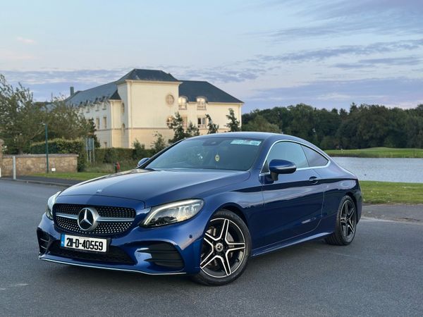 Mercedes-Benz C-Class Coupe, Petrol, 2021, Blue