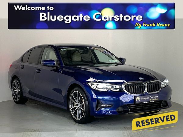 BMW 3-Series Saloon, Petrol Plug-in Hybrid, 2019, Blue