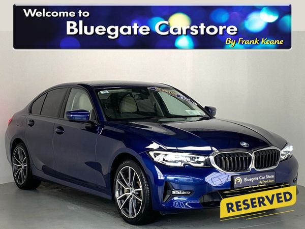 BMW 3-Series Saloon, Petrol Hybrid, 2019, Blue