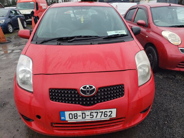 Toyota Yaris Hatchback, Petrol, 2008, Red