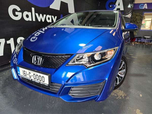 Honda Civic Hatchback, Petrol, 2016, Blue