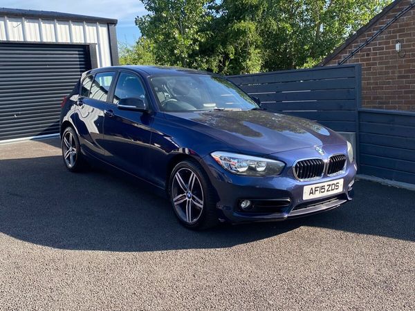BMW 1-Series Hatchback, Diesel, 2015, Blue