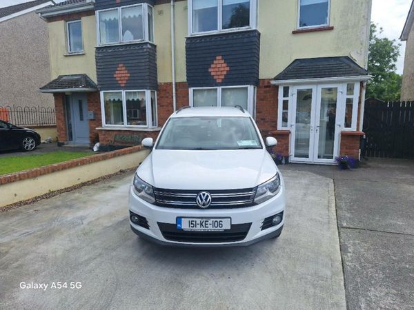 Volkswagen Tiguan SUV, Diesel, 2015, White