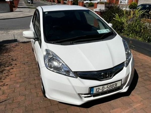 Honda Fit Hatchback, Petrol Hybrid, 2012, White