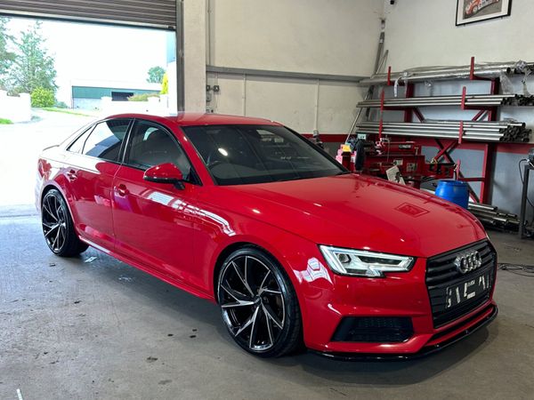 Audi A4 Saloon, Diesel, 2018, Red