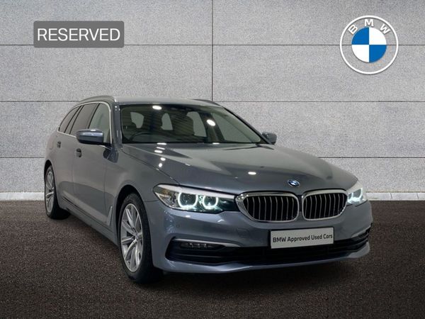 BMW 5-Series Estate, Diesel, 2019, Blue