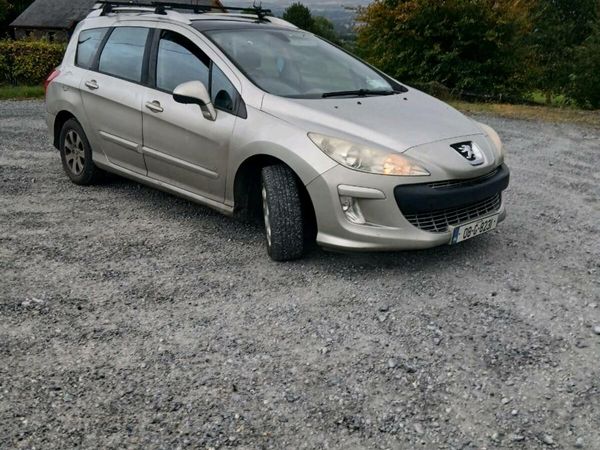 Peugeot 308 Estate, Diesel, 2008, Silver