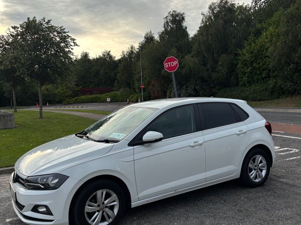 Volkswagen Polo Hatchback, Petrol, 2019, White