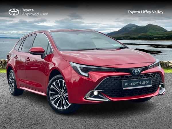 Toyota Corolla Estate, Petrol Hybrid, 2024, Red