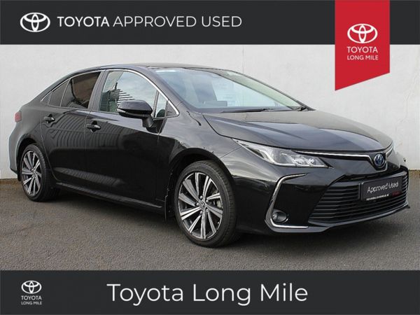 Toyota Corolla Saloon, Petrol Hybrid, 2021, Black