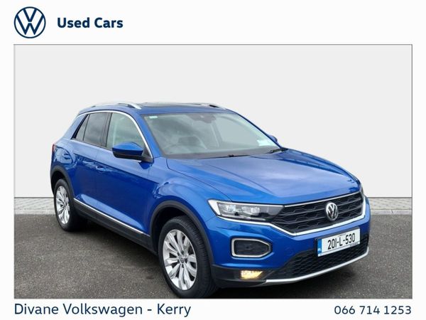 Volkswagen T-Roc SUV, Petrol, 2020, Blue