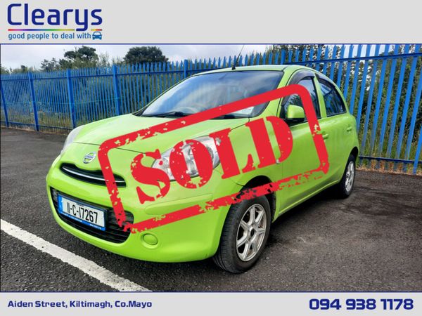Nissan Micra Hatchback, Petrol, 2011, Green