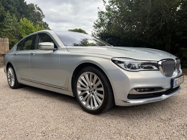 BMW 7-Series Saloon, Petrol Plug-in Hybrid, 2018, Silver