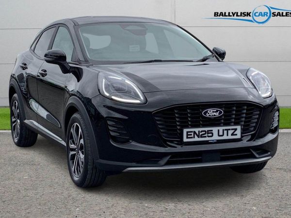 Ford Puma , Petrol Hybrid, 2025, Black