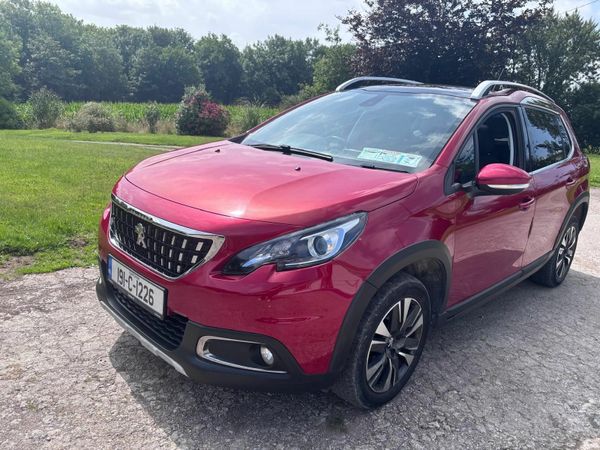 Peugeot 2008 SUV, Petrol, 2019, Red