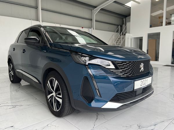 Peugeot 3008 SUV, Petrol Hybrid, 2021, Blue