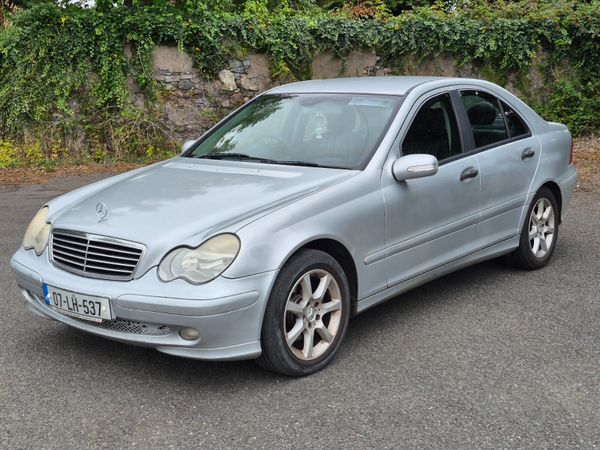 Mercedes-Benz C-Class Saloon, Petrol, 2007, Silver
