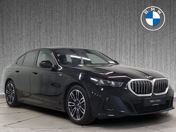BMW 5-Series Saloon, Petrol Plug-in Hybrid, 2025, Black
