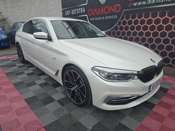 BMW 5-Series Saloon, Diesel, 2018, White