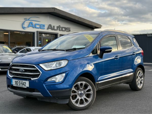 Ford EcoSport Hatchback, Petrol, 2018, Blue